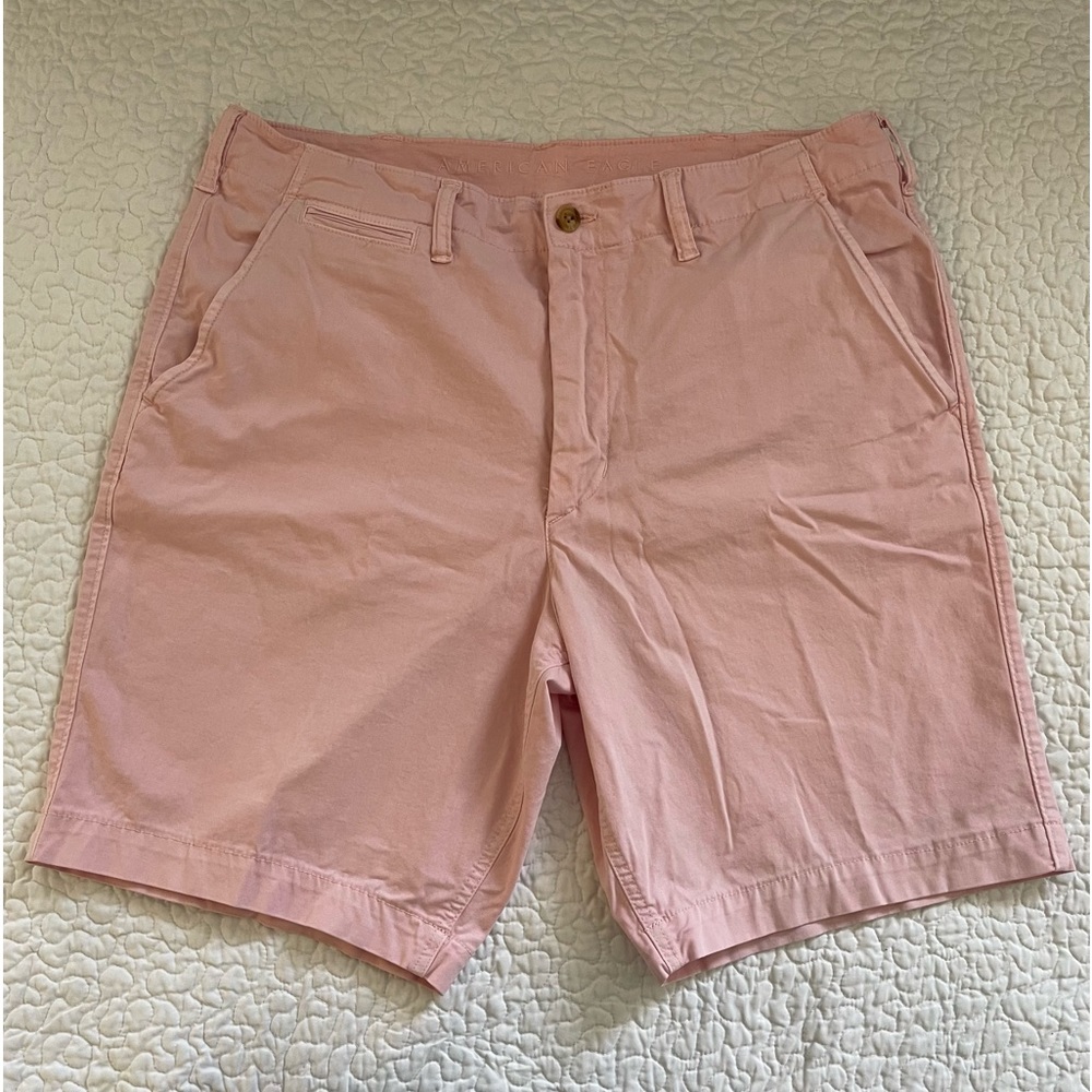 AE pink shorts
